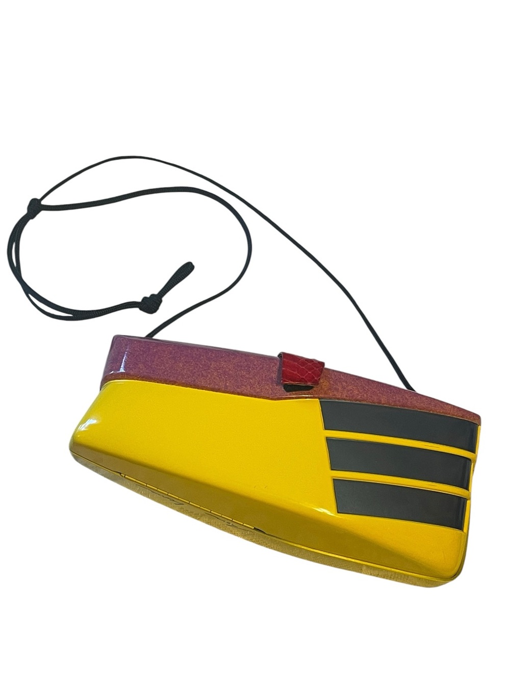 *RARE* Vintage Marc Levine Hand-Sculpted Pop-Art Lacquer Purse - Picture 15 of 16